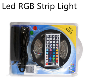 led strip light 5050 rgb set  500feet with 44keys remote controller transformer and EU AU UK US plug