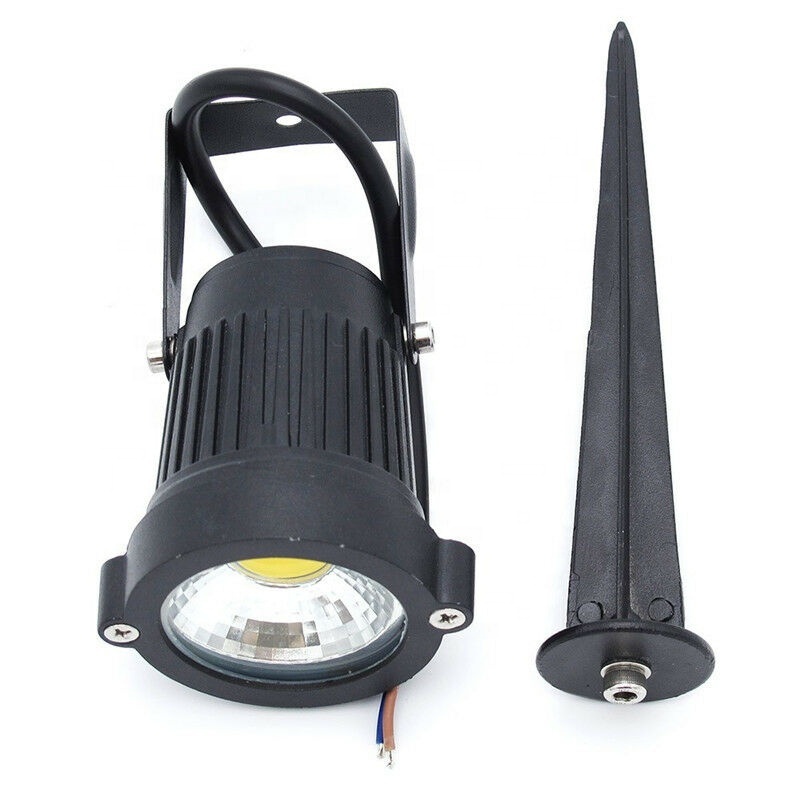 LED Garden Spike Light Black Aluminum Housing 3W 5W 7W 110V 220V IP65 Outdoor Wall Tree Plants LED Spotlight