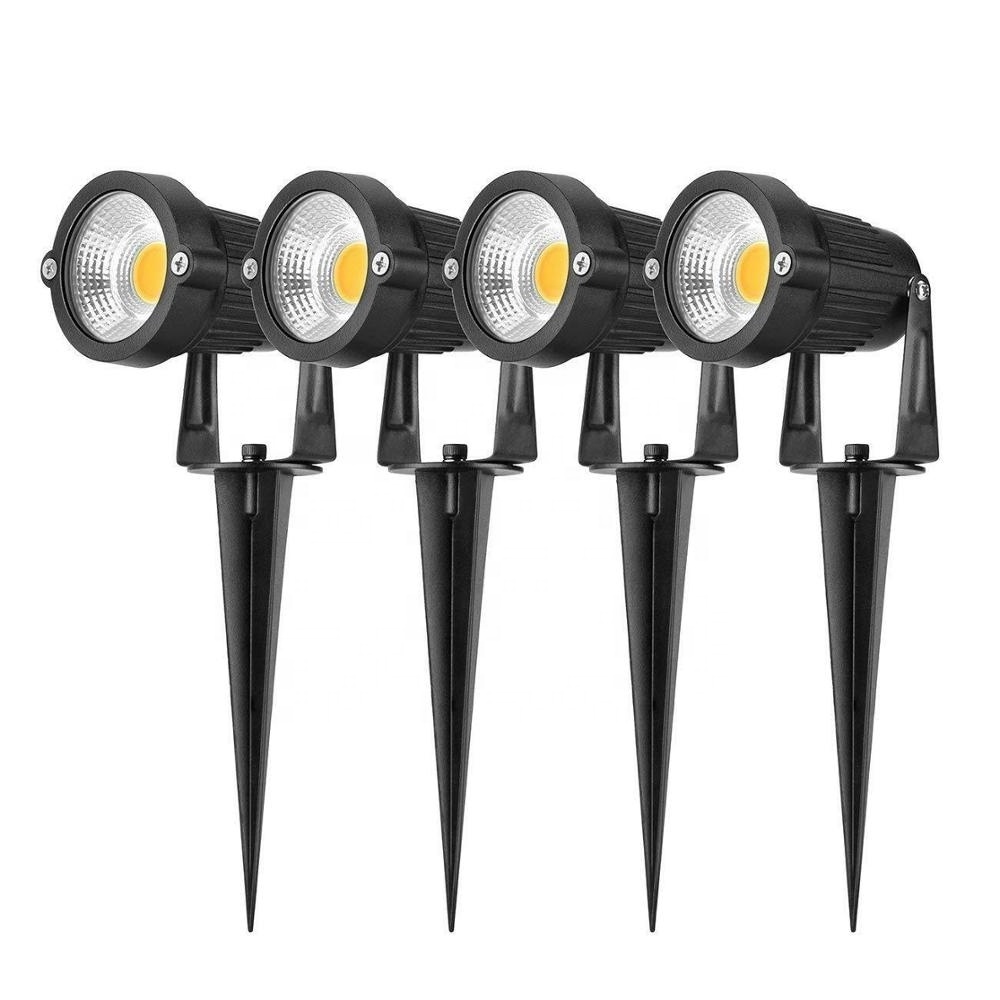 Outdoor waterproof landscape spike light 3W COB led outdoor spotlight ip65 garden spot lights