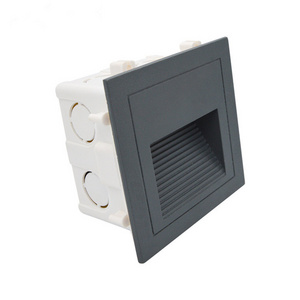 ip65  outdoor 2w	3w 5w wall recessed  stair step corner wall lights