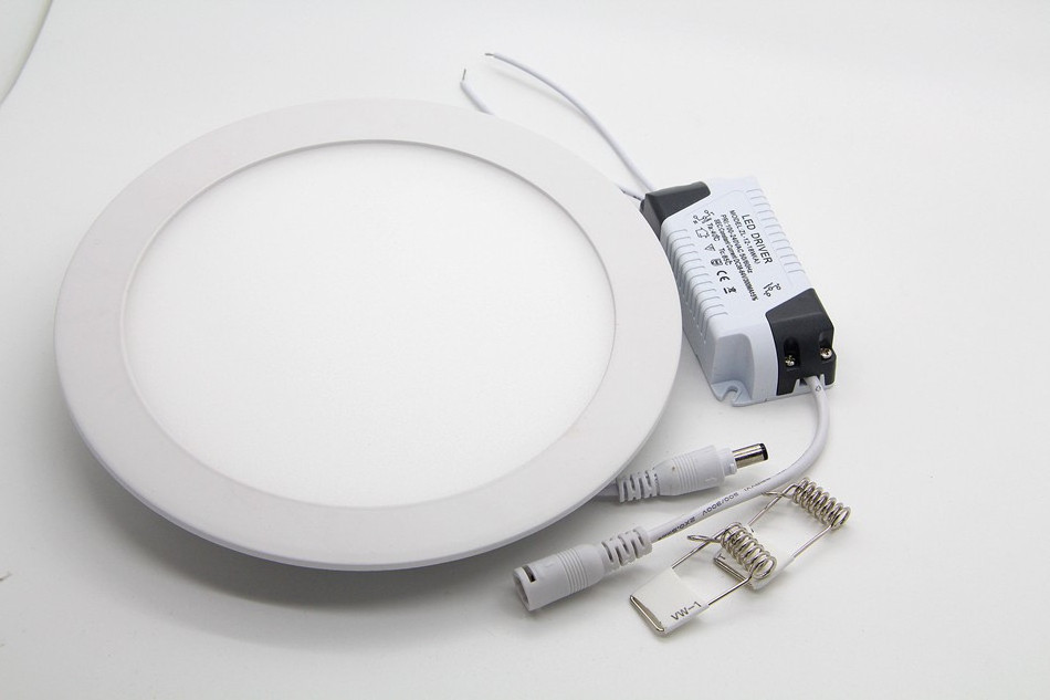 Top Selling Round 5W 9W 12W 18W Slim Flat Led Recessed Ceiling Panel Lights