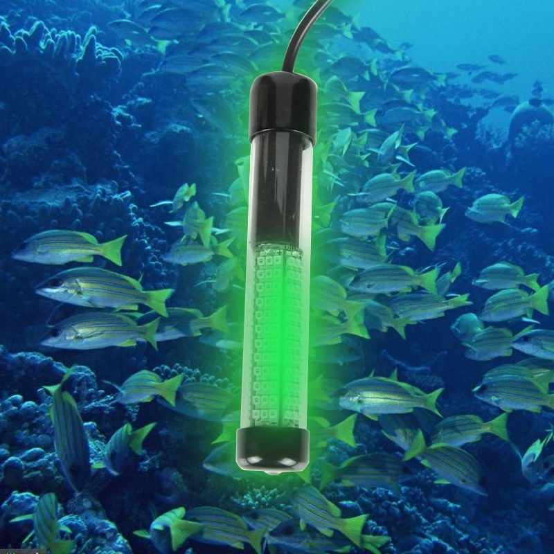 DC12V/ 24V 18W 30W IP68 Green LED Night Fishing Lights Underwater Attracting Fishing Light