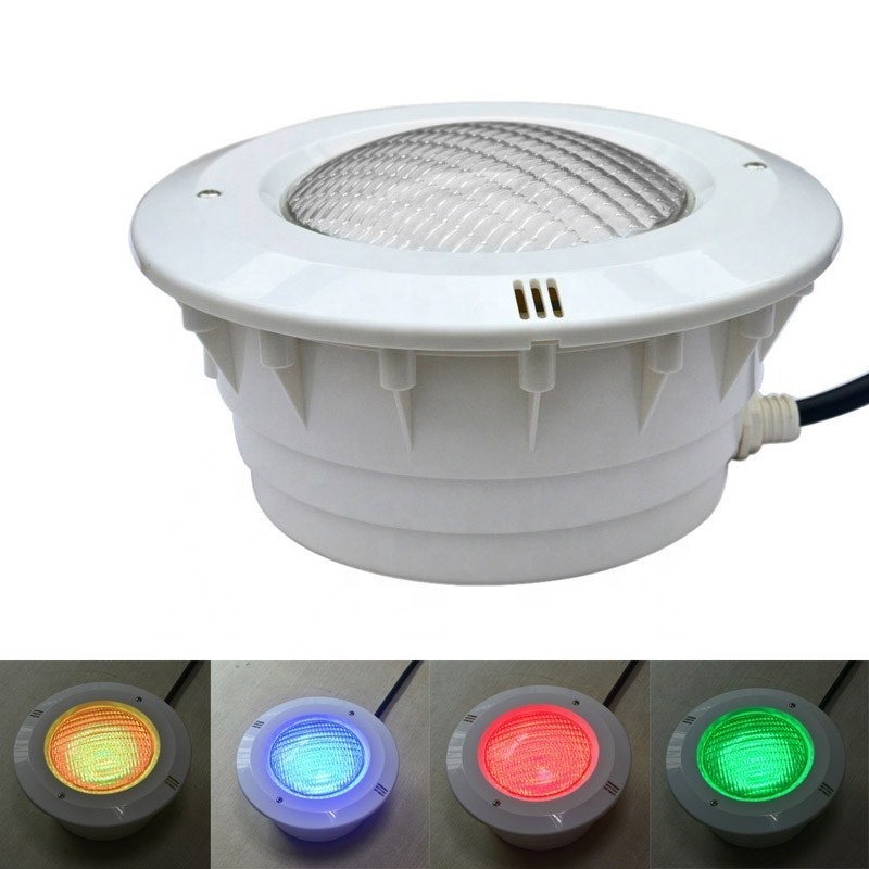 18w 12V glass recessed led pool light par56 bulb with Niche housing