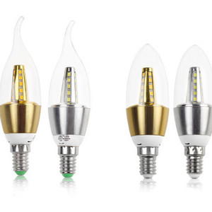 Golden Or Silver Housing High Lumen 5W E12 Candelabra LED Bulb