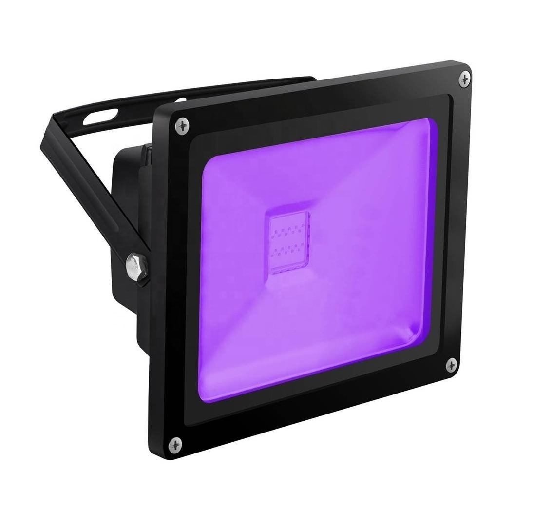 50W 100W 150W 200W 300W 500W 365nm 395nm IP65 Waterproof Outdoor UV Black LED flood light