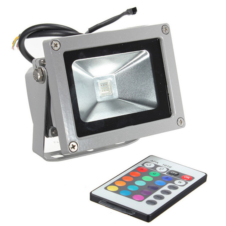 Outdoor Lighting Led Spotlight 10W 20W 30W 50W RGB Led Floodlight Waterproof IP65 Reflector De Led Street Light Lamp