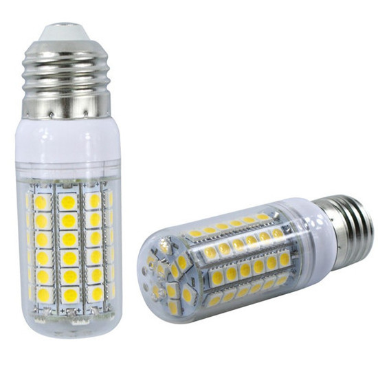 E14 E26 E27 Base 7W Super Bright LED Corn Light Indoor Lamp Daylight Home Garage Warehouse Bulbs Replace Metal Halide LED Bulb