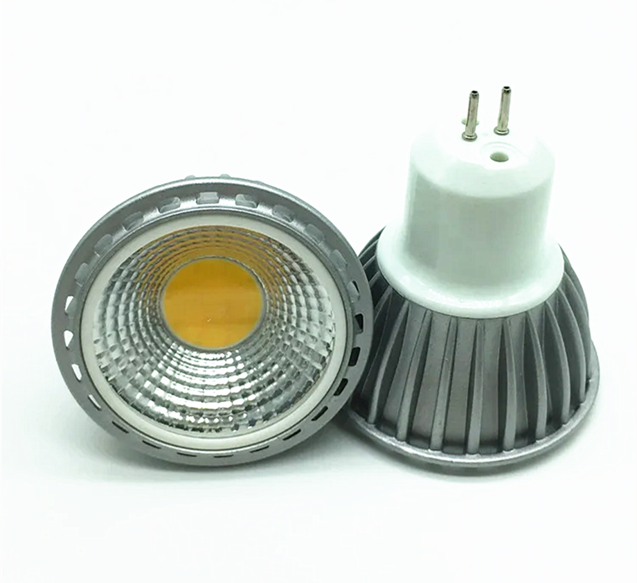 MR16 GU10 5W LED Spotlight Downlight COB Die-cast Aluminum Hotel Home Living Room Ceiling Spot Light Warm Cold White 3000K 6000K