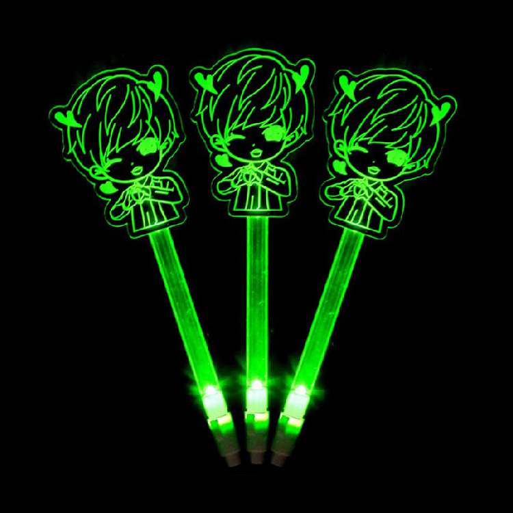 Cheap price custom acrylic logo led light up cheer tube glow stick LED glowing concert cheering party light sticks