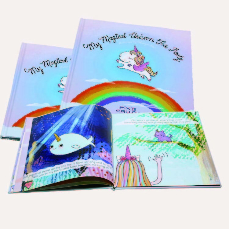 Custom Design Print On Demand Hardcover Children Books Printing