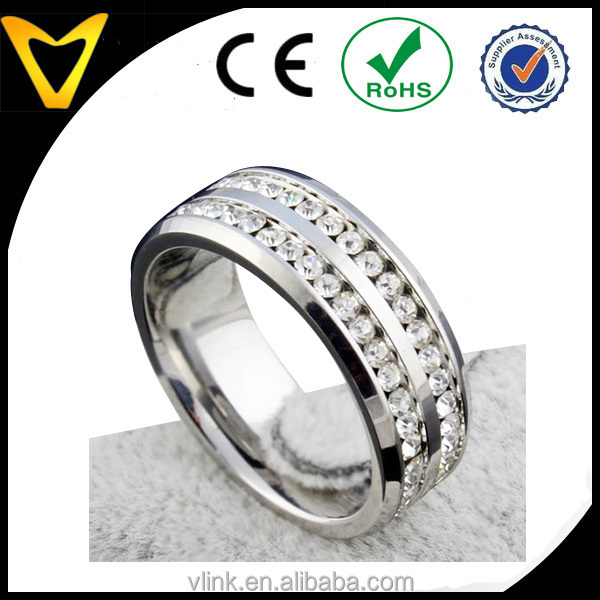 Vlink jewelry titanium stainless steel jewellery men's fashion rings