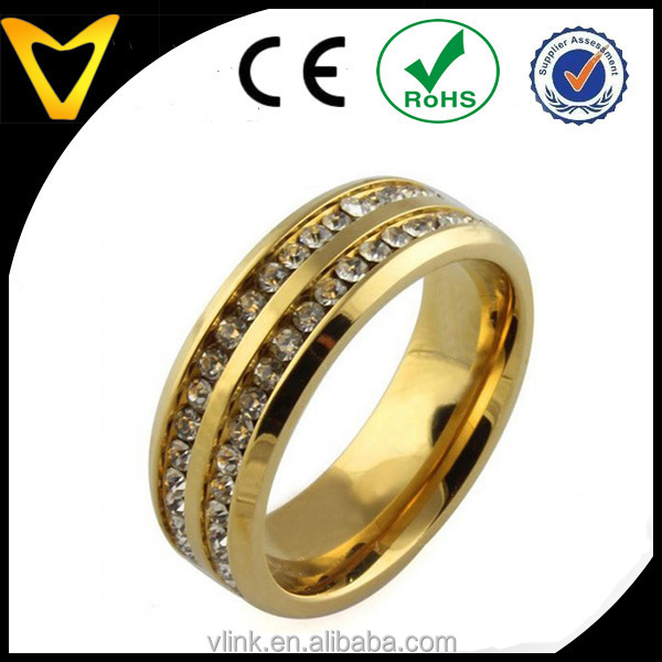 Vlink jewelry titanium stainless steel jewellery men's fashion rings