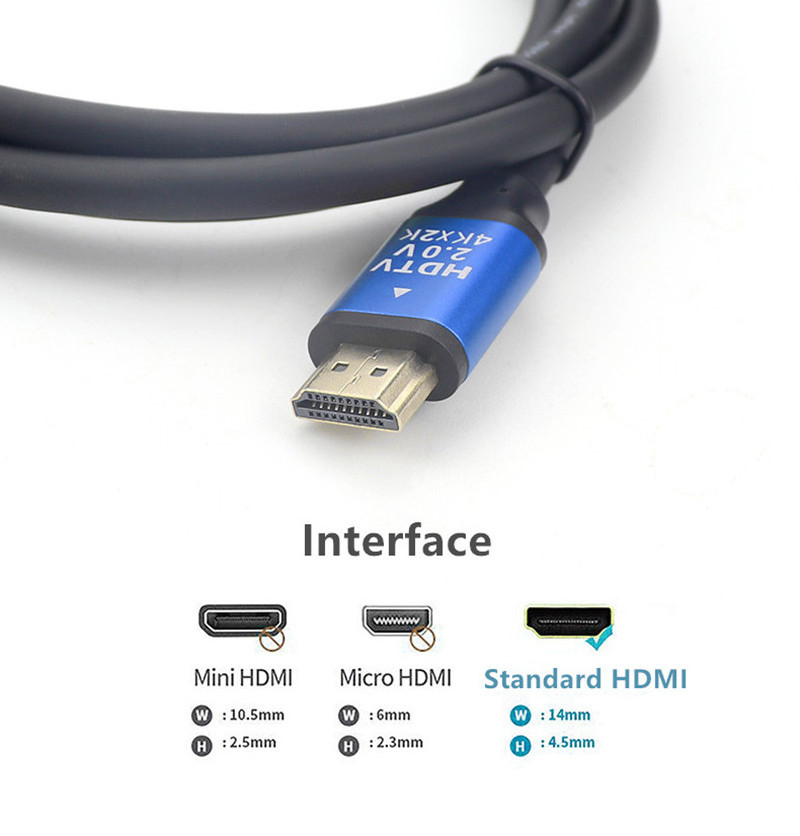 factory wholesale 4k 60hz hdmi cable 1 meter 2 meters 3 meters and other specifications can also be customized