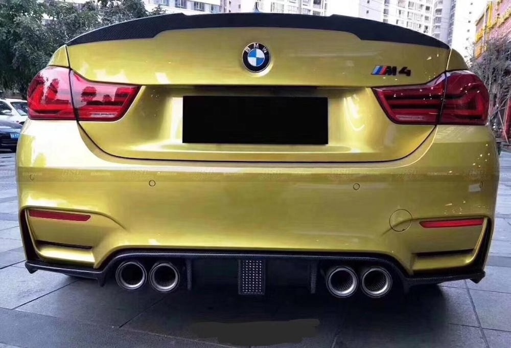 CAR BODY KIT FOR BMW F80 F82 M3 M4 KT TYPE CARBON REAR DIFFUSER