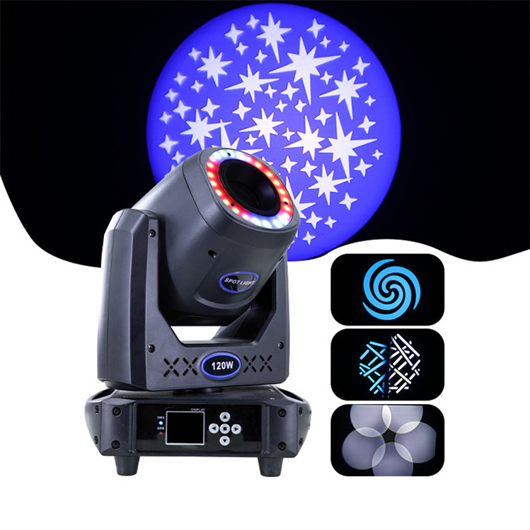 Led Spot Wash Lighting Moving Head Light 100W LED White Light Rainbow Water Effect 16/14/12/10 Channels 250W Power 1500 Gy 90