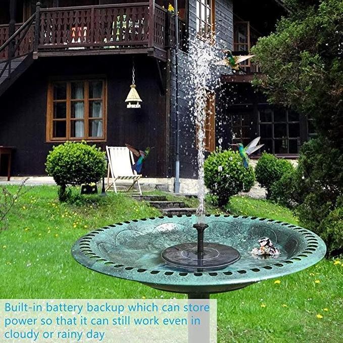 Solar Solar Water Fountain Pump Solar Water Fountain Garden Use Solar Bird Bath Fountain Decorate Light