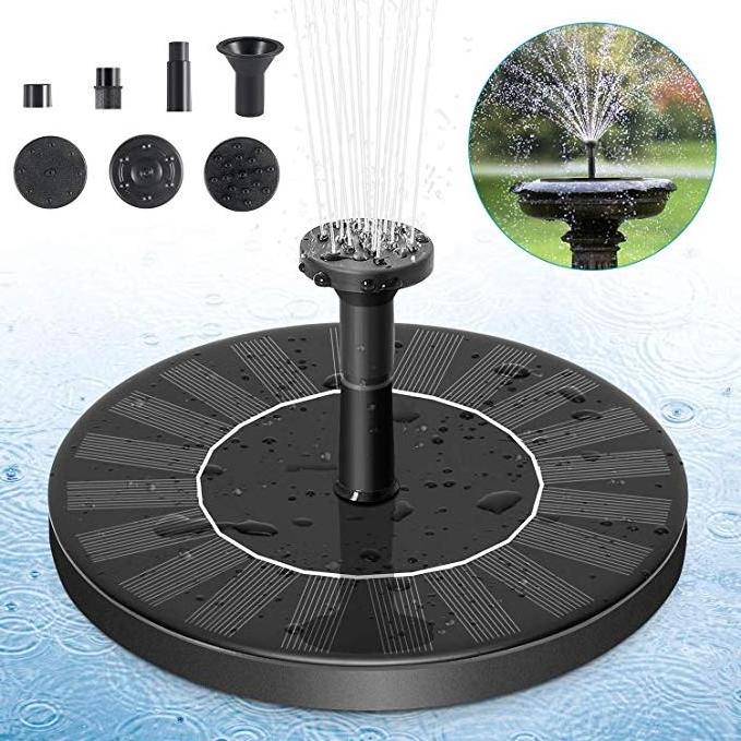 Funny and 2021 hot sale Outdoor Free Standing garden Solar Fountain Water Pump