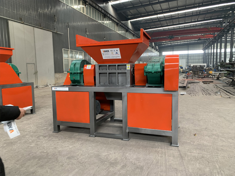 V-CR800 Mechanical Hard Drive Double Shaft shredder for garbage and metal