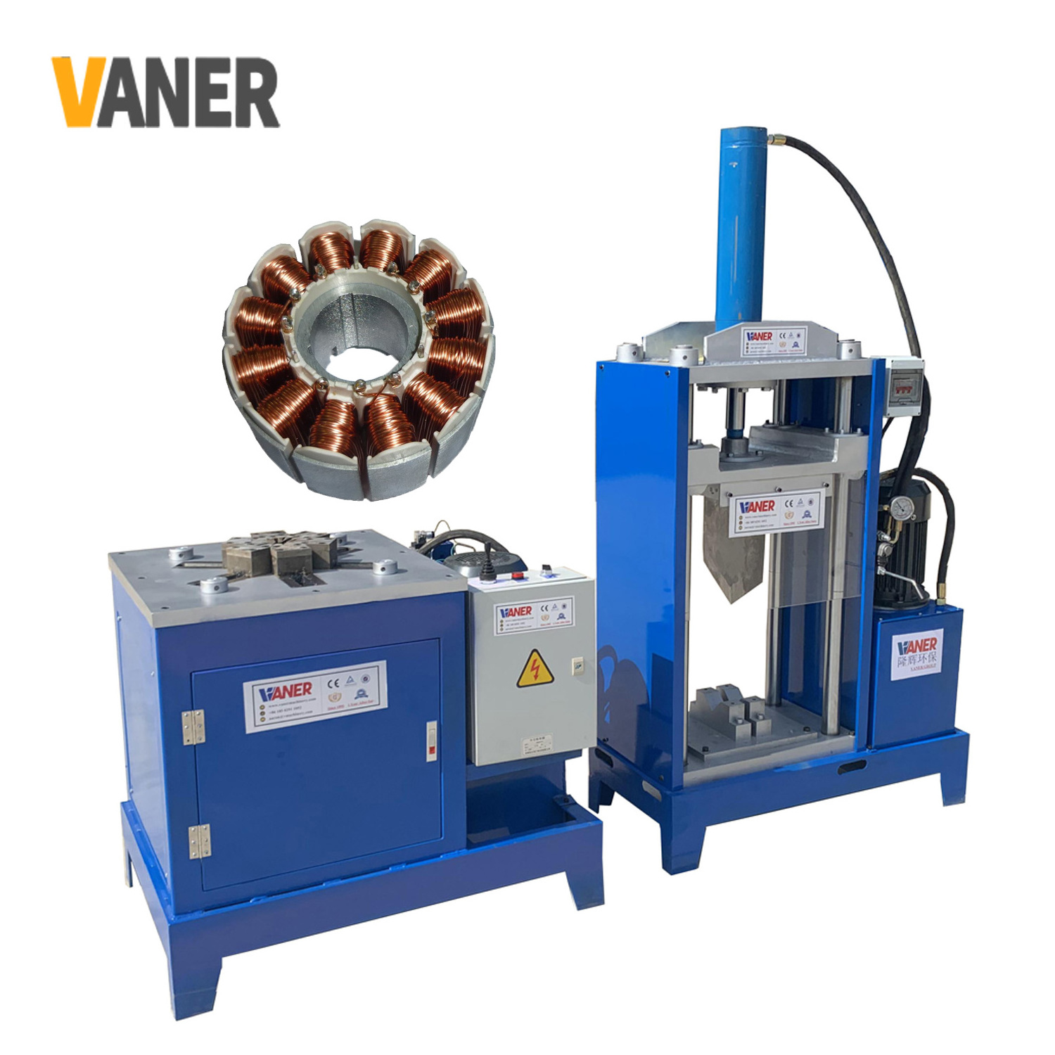 VANER Automatic Motor Winding Machine Electric Motor Recycling Machine Electric Motor Recycling Machine Chruser MR-TS