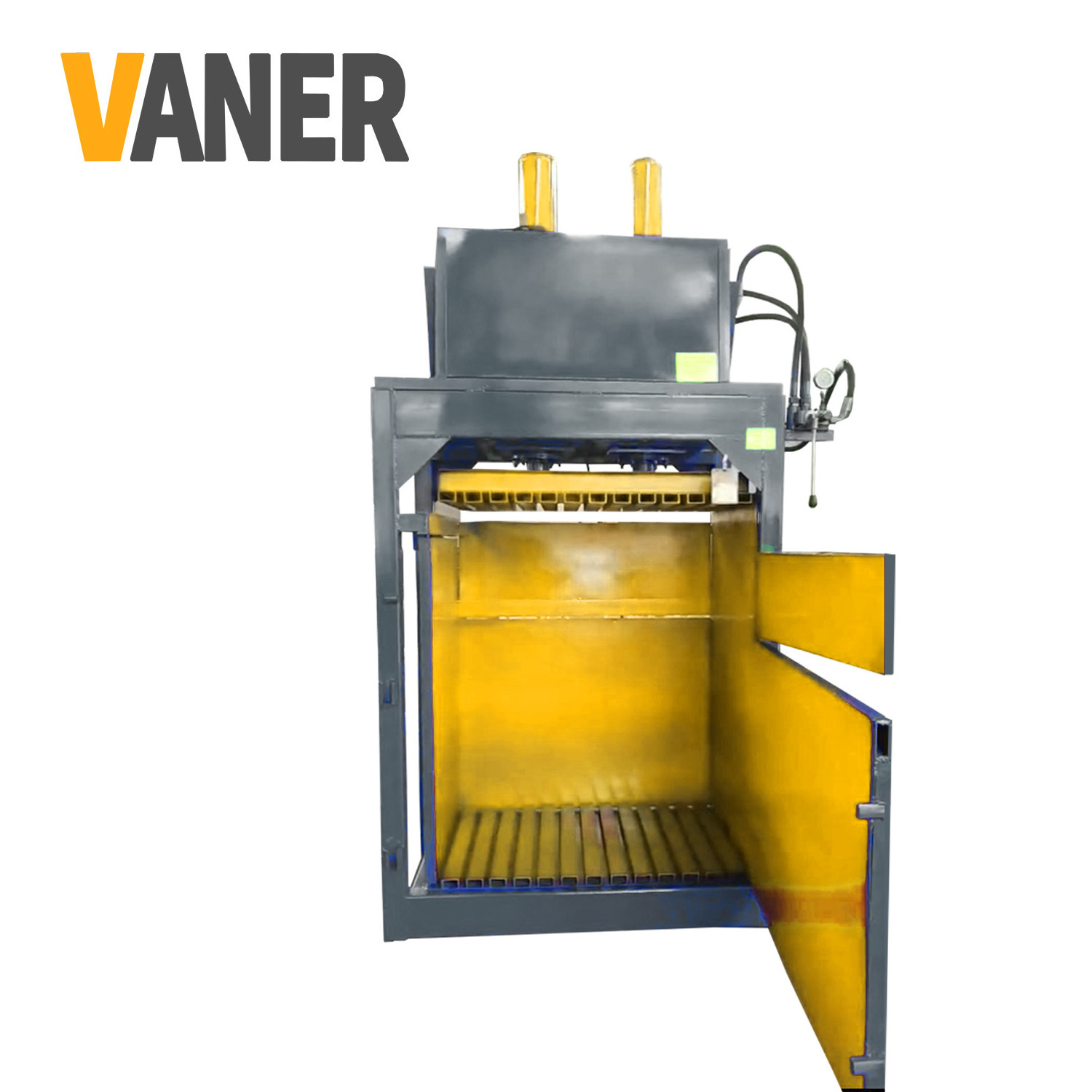 VANER metal compacting machinery metal drum scrap compactor metal hydraulic bailing press