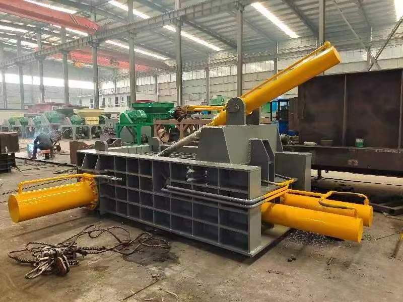 VB2000 Horizontal Waste Aluminum Can Baler Metal Compactor Hydraulic Press Automatic Scrap Pet Plastic Car Tyre Baling Machine