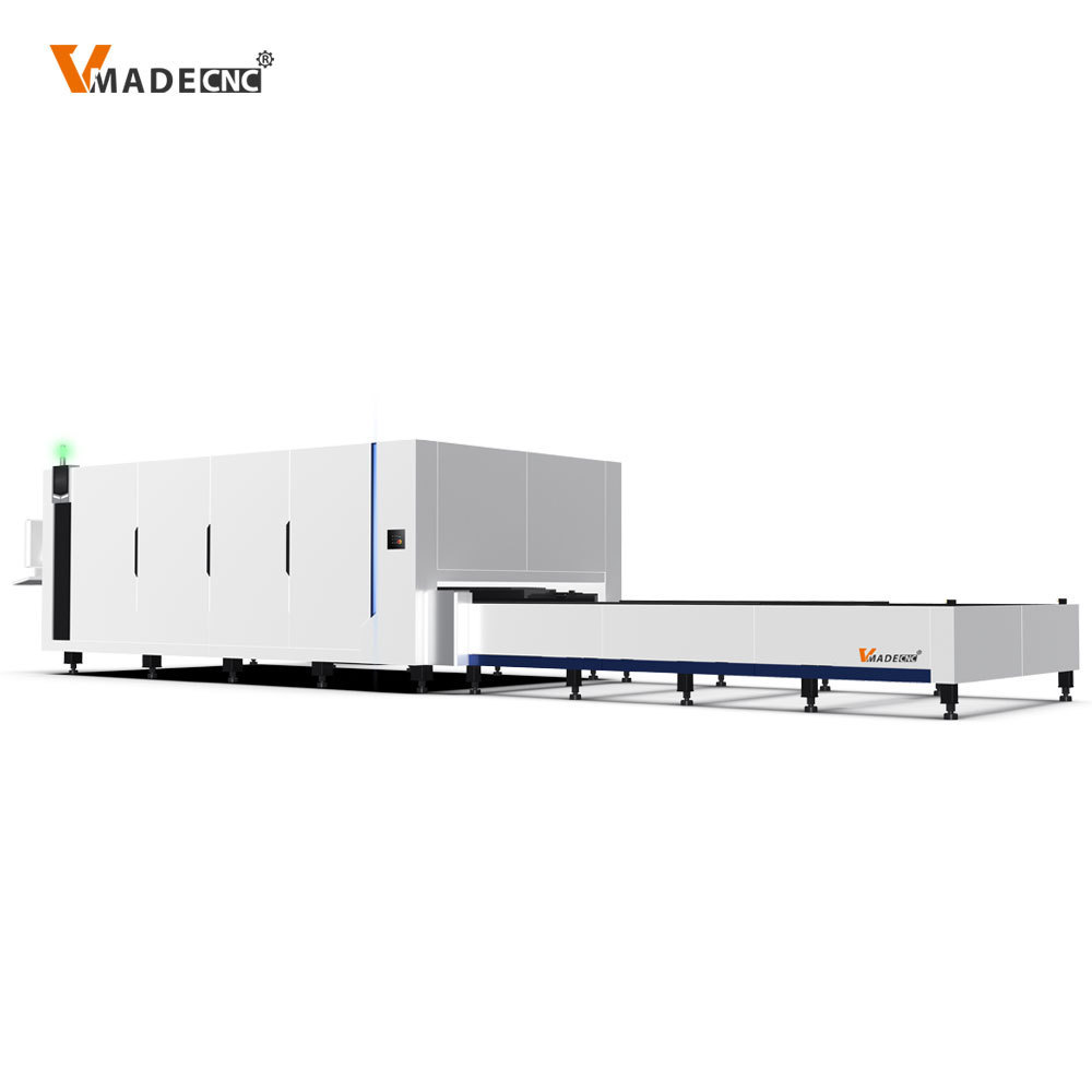 fiber laser 1000W 3000W 6000W automatic feeding protective exchangeable table aluminum fiber laser metal cutter