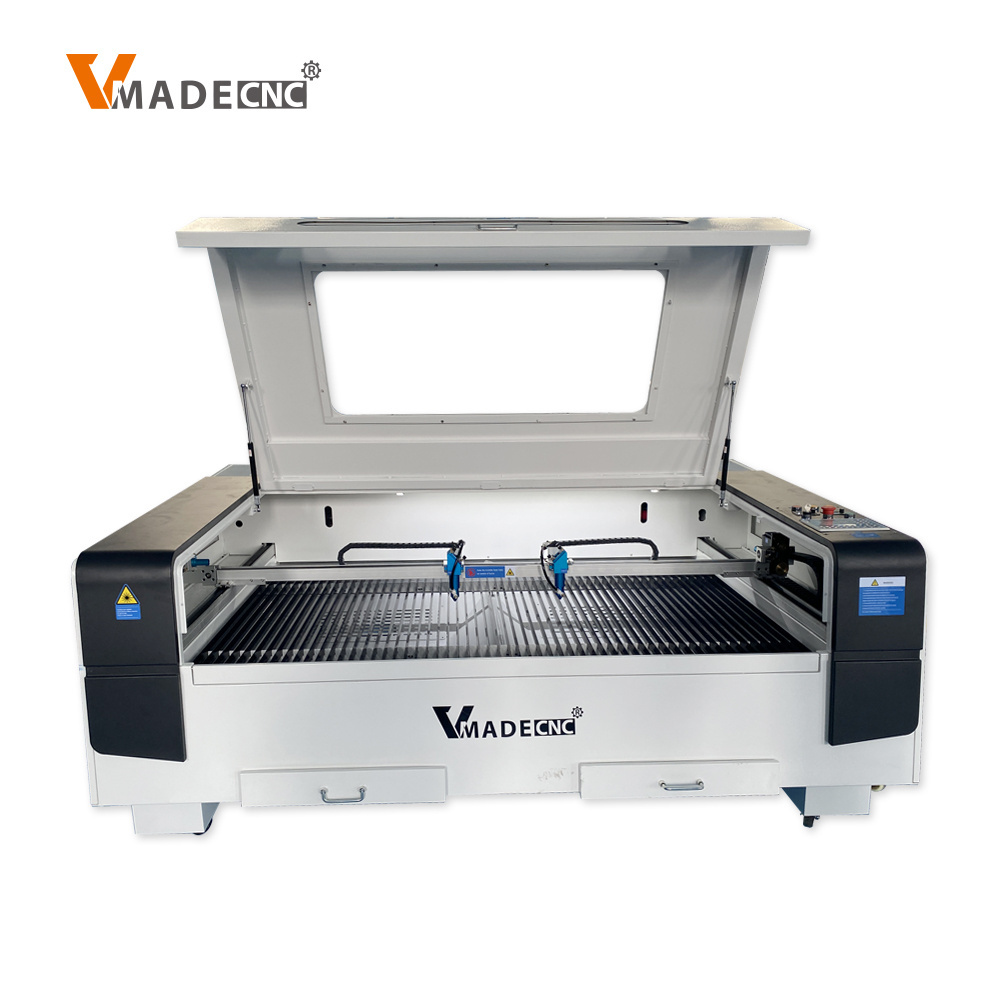 Double Head 1610 1810 CNC Laser Cutter Ruida Control 100w 130w 150w CO2 Laser Cutting Machine for MDF Acrylic Plywood Wood