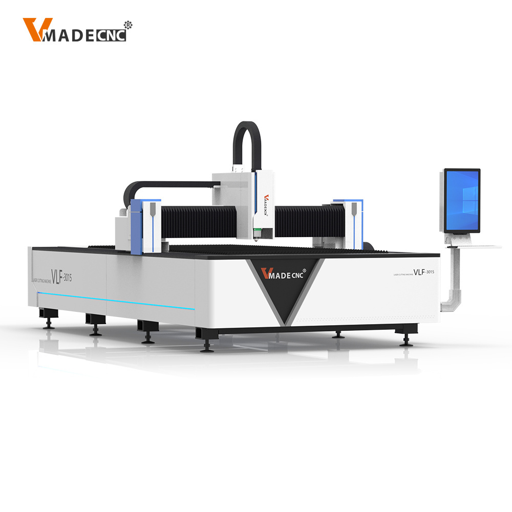 CNC Full Enclosed 3015 3KW-12KW Max Raycus Laser Source Metal Fiber Laser Cutting Machine