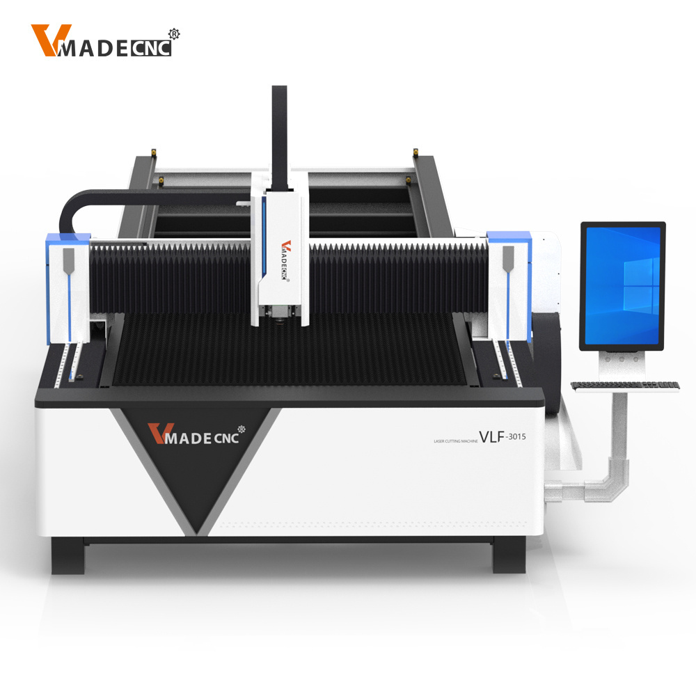 CNC Full Enclosed 3015 3KW-12KW Max Raycus Laser Source Metal Fiber Laser Cutting Machine