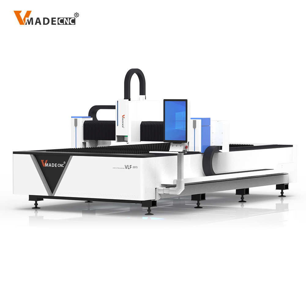 CNC Full Enclosed 3015 3KW-12KW Max Raycus Laser Source Metal Fiber Laser Cutting Machine