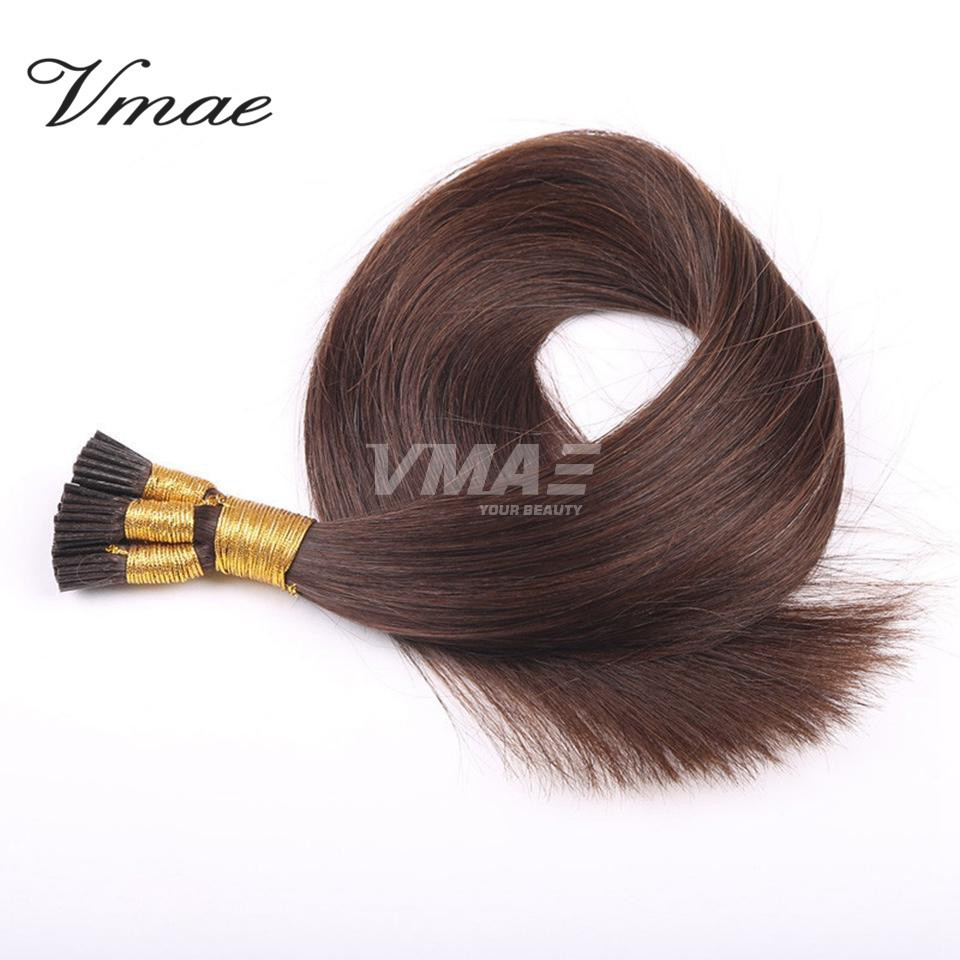 VMAE 1g/ strand 100g Pre-bonded Natural 613 blond Russian Straight Keratin Double Drawn I-tip Virgin Human Hair Extensions