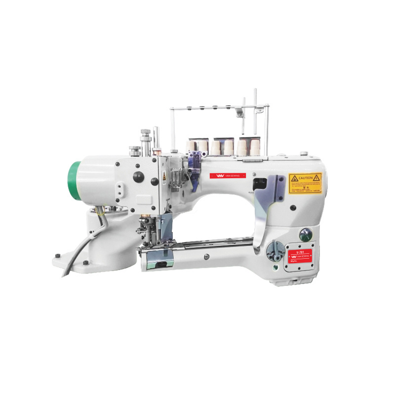 VMA industries taiwan design 4 needles 6 thread with auto presser foot lifter and air suction flat lock seamer sewing machine