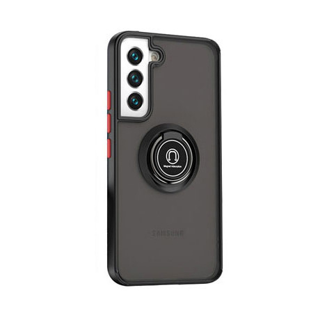 Camera Protect Case For Samsung S22 S21 Ultra S22 Plus S20 FE S20 Ultra TPU PC 2 in 1 Back Cover Finger Ring Holder Case