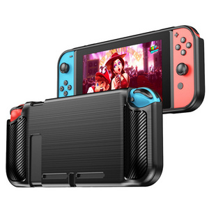 Heat dissipation soft tpu video game back cover case For Nintendo switch oled protective case