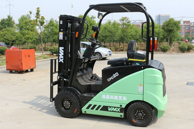 Vmax mini electric fork lift 2 ton electric forklift with best price