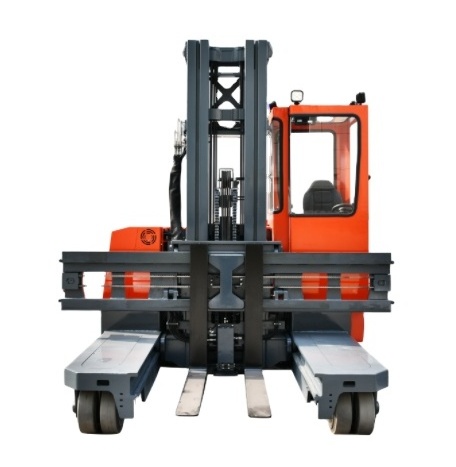 electric side loader 3ton 3.5ton 4ton four directional reach truck 2900mm max fork spread for long cargos carrying