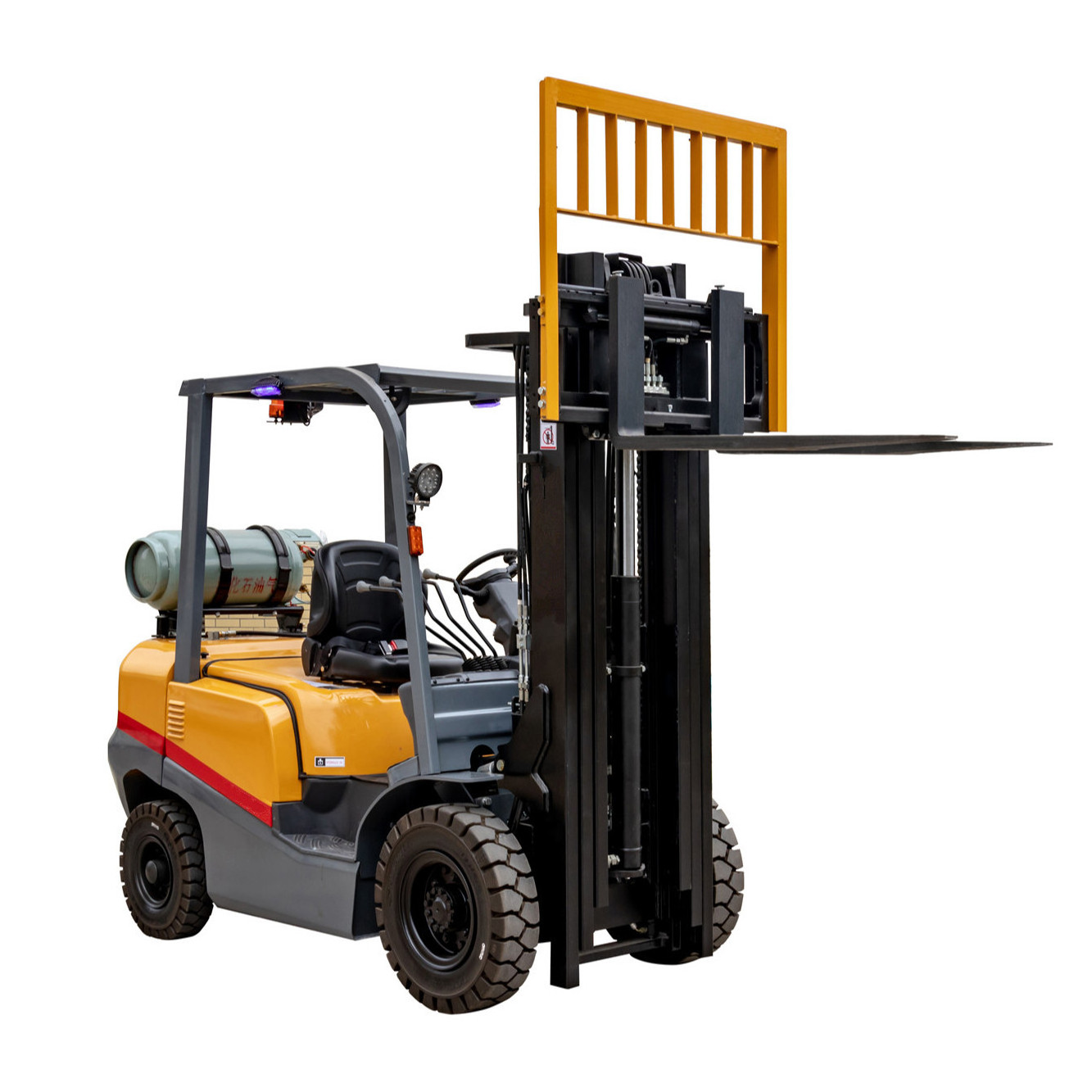 Hot selling automatic transmission 3ton gasoline/lpg dual fuel forklift with japan K25 engine