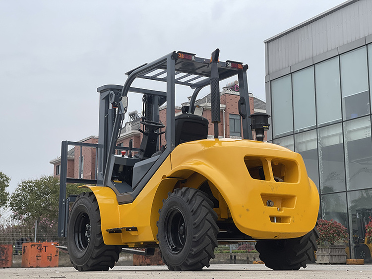 VMAX  Heavy Duty 10 ton  15 ton 20ton 4WD Rough Terrain  Forklift with Double Front Tires