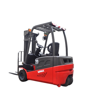 Warehouse forklift 1.5ton 3 wheel electric forklift truck with narrow aisle useful for limited channel