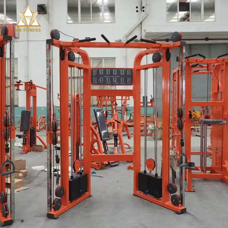 multi station home gym Weight pulley System commercial functional trainer fitness accessories sports equipment cable machine