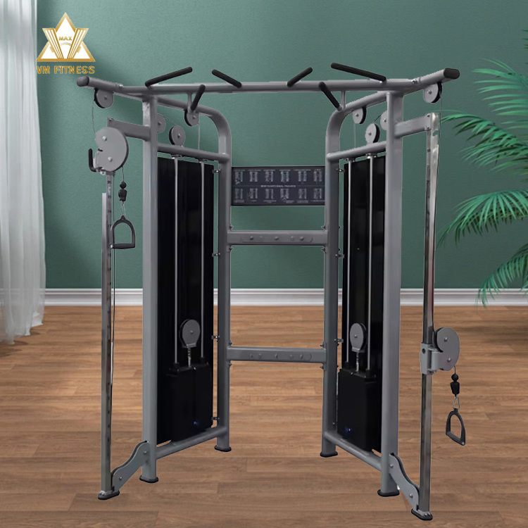 multi station home gym Weight pulley System commercial functional trainer fitness accessories sports equipment cable machine