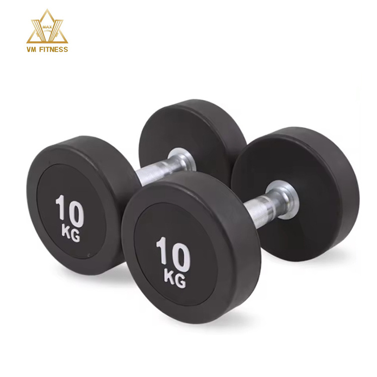 gym fitness sets exercise fitness & body building round dumbbell set with rack weights dumbbell rack