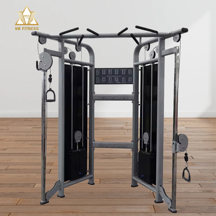 multi station home gym Weight pulley System commercial functional trainer fitness accessories sports equipment cable machine