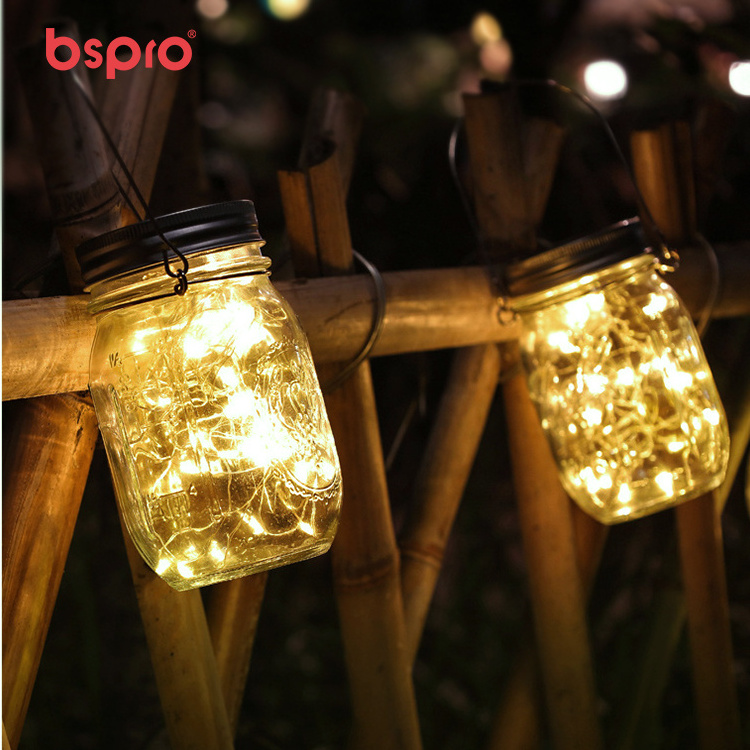 Bspro Spotlight Lanterns Portable Lights Outdoor Decor Solar Garden Light