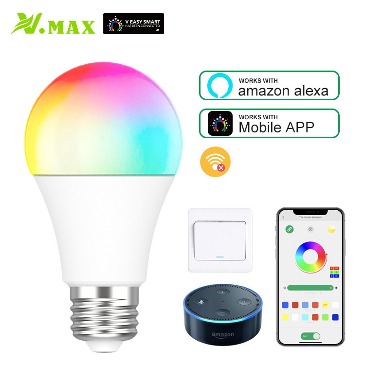 Vmax Fower Bulbs Light Led Music E27 Smart Bulb For Home