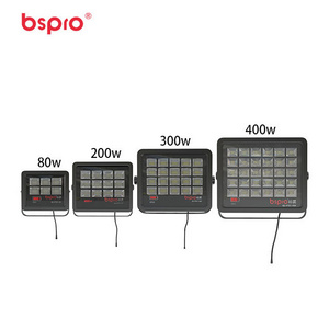 Bspro new smart 200 watt sport ground stadium reflector remote control high lumen indoor outdoor lights led solar flood light