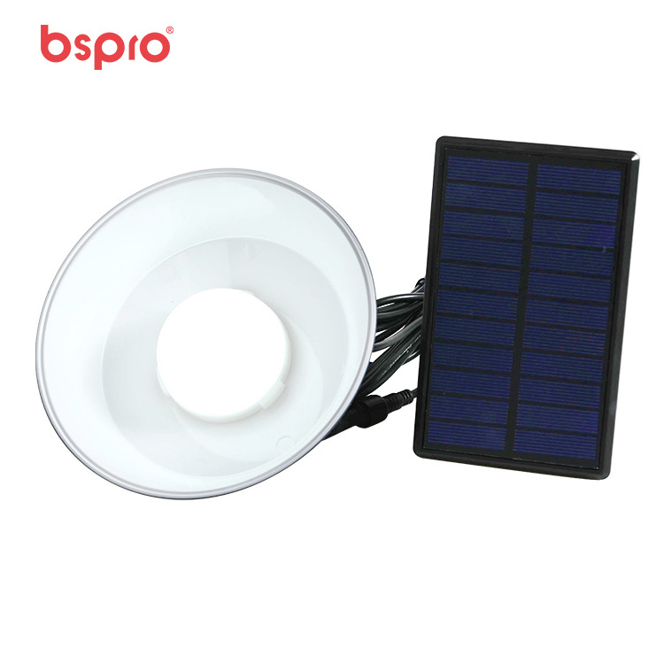 Bspro Light Adjust Remote Control Indoor Hanging Warehouse Split Design Out Door Ceiling Solar Lights