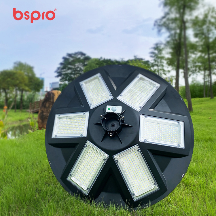 Bspro outdoor waterproof high lumen good brightness decoration post pillar lamp led solar garden light