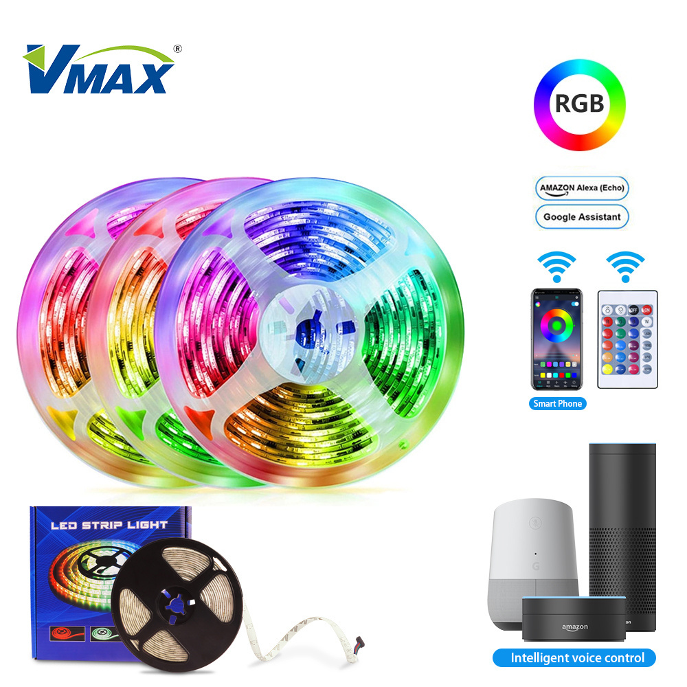 Vmax 5050-18 outdoor smart 220V waterproof light ip65 led RGB strip lights