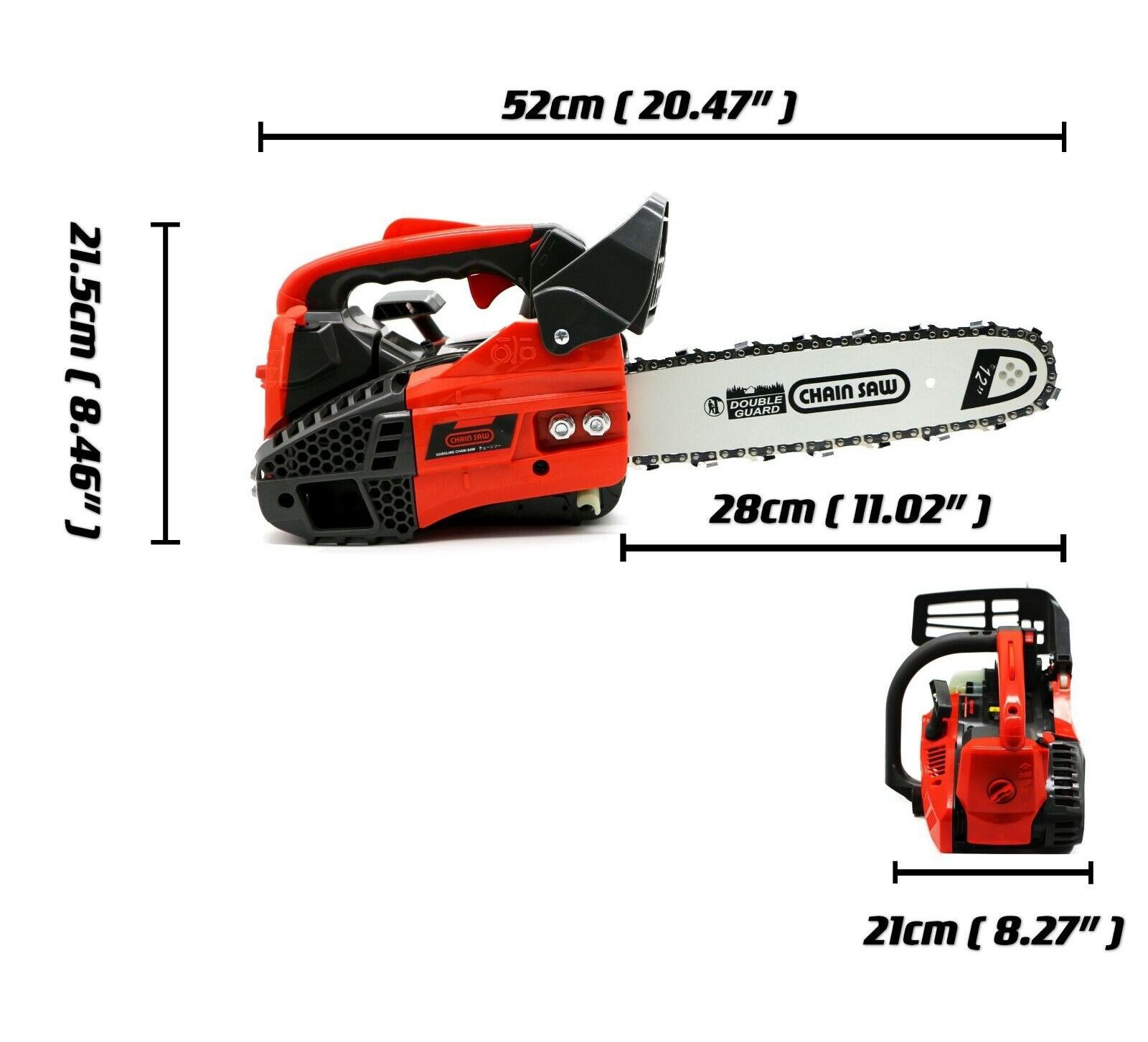 3900 Chinese Professional 12 inch Mini Petrol Chainsaw Gas Chainsaw With Electric Start